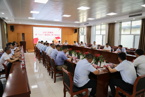 三箭集團召開慶?！鞍艘弧苯ㄜ姽?jié)退役軍人骨干座談會